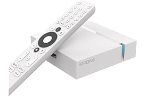 STRONG - Streaming Box Android TV 4K UHD - Leap-S3+ V2 - Chromecast Built-in - Kompatibel mit Google Voice Assistant - Dolby Atmos & Dolby Vision - Google Play, Netflix, Prime Video & mehr