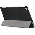 Kepuch Custer Case for Huawei MediaPad M5 Lite 10 - Ultra-thin PU-Leather Hard Shell Cover for Huawei MediaPad M5 Lite 10 - Black