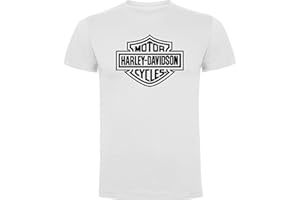 ESPAÑA T-shirt blanc avec logo Harley Davidson Logo homme 100 % coton Tailles S M L XL XXL Manches courtes