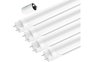 JESLED Tubo LED T8 G13 150 cm - Lampada Fluorescente 24W 3960 Lumen, Bianco Freddo 6000K Senza Sfarfallio (165lm/W) con Starter Incluso - 4 Pezzi per Ufficio, 1513 mm