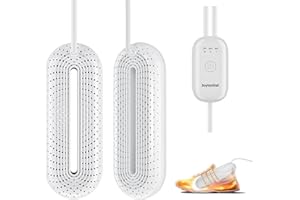 Joytential Schuhtrockner Elektrisch, Stiefeltrockner Schuh Stiefelwärmer mit Timer, Leises Stiefeltrockner, Gerüche zu Beseitigen, Schuhe zu Trocknen, EU Stecker