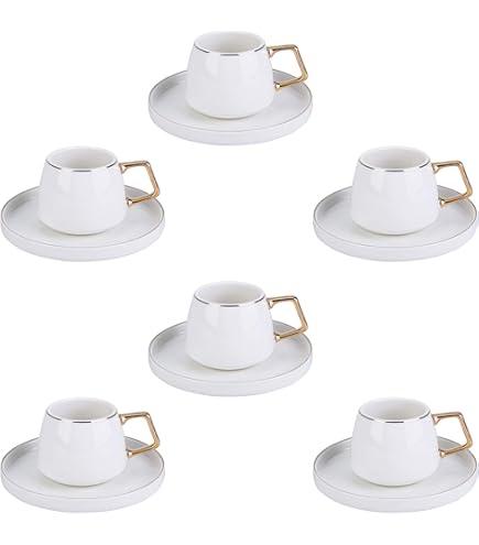 Cucchiaini Da Caff&egrave; In Acciaio Inossidabile - Set 12 Pezzi Design A Foglia, Argento