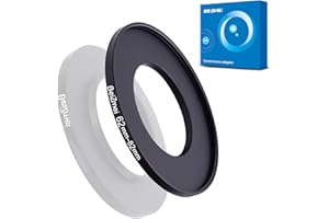 BEIZMEI Filtre adaptateur de 62 mm à 82 mm compatible avec tous les objectifs 62 mm UV,ND, CPL,filtre, 62 mm lentille to 82 mm appareil photo filtre (62-82 mm)