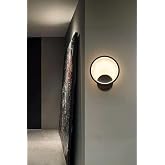 LEGACY Aura Modern Tasarım Siyah Renk G&uuml;n Işığı Ledli Hol - Banyo - Mutfak - Salon Led Duvar Aplik Siyah