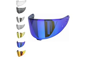 EvoParts Visiera per casco Shoei Nxr 2 (no Nxr 1) - Z8 - X15 - xSPR Pro - Cwr-f2 (Blu)