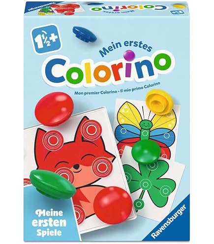 Ravensburger - Gioco educativo - Colorino Ma primo mosaico - Gioco di apprendimento del colore e manipolazione - Capacità motorie e creatività - Dai 3 anni - 20891 - Versione italiana