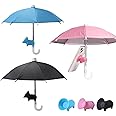 3PCS Cell Phone Umbrella, Black and Blue and Pink Phone Umbrella with Suction Cup,Outdoor Multifunctional Cute Shade,Universal Adjustable Sun Shade Cover
