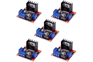Dealikee 5Pack L298N Stepper Motor Driver Controller Board Dual H Bridge Module for Smart Car Power MEGA R3 Mega 2560