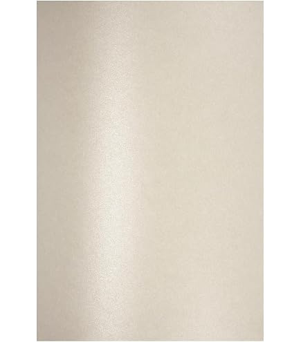 Folia Perlmuttkarton 13 Blatt – Bastelkarton Beidseitig Perlmuttfarben, 25x35cm, 250g/m²