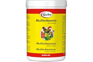 Quiko Multivitamin 750g- Complexe de vitamines pour fournir des vitamines essentielles à Toutes Les espèces d'oiseaux d'ornement -en Poudre