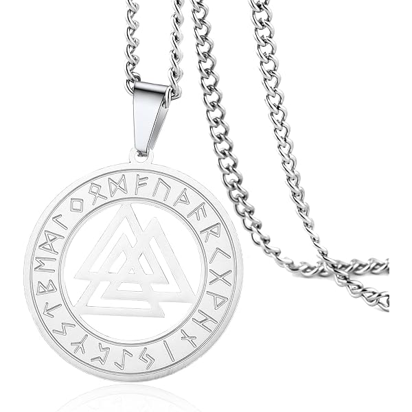 ZENSE - Collana Uomo In Acciaio Inox Triangolo ZP0044, Regalo Francese Con Astuccio - 3