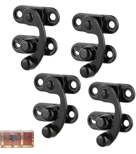 Set Serrature Vintage 90 Pezzi LONGHAO - Ganci E Cerniere In Ferro Per Scatole Di Legno - Foto 4