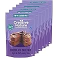 Gluten Free Cake Mix | Creative Nature Vegan Chocolate Baking Mix | Organic, Nut Free, Dairy Free | Top 14 Allergen Free | 6 Pack
