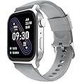 Fire-Boltt Rise Smart Watch, 1.85" HD Display, Metal Body with Bluetooth Calling, Rotating Crown, AI Voice Assistant, 120 Sports Modes, Neon UI, SpO2 & Heart Rate Monitoring (Rise, Grey)