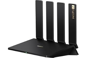 HUAWEI WiFi BE3 Pro, Wi-FI 7 Double Bande 3,6 Gbit/s, Antenne Intelligente, 2x2,5GE+2xGE, Configuration Facile, Diagnostic Wi-FI visualisé, Contrôles parentaux, HomeSec, Esclusiva Amazon