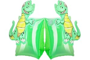 YATGUUDZ NA 1 Pair Dinosaur Swim Armband Floaties Swim Floater Sleeves Inflatable Floater Sleeves for Kid