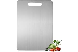 AWLVE Miro France MIROTECH -Planche À Découper En Titane Cuisine, Antibacterial Chopping Cutting board (1 Planche Mirotech,L(46 * 30cm))