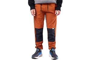 CALBOUNT Jungen Wanderhose Kinder Wasserdicht Trekkinghose Elastische Taille Outdoorhose