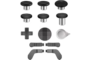 KOOWOD Accessories for Xbox Elite Controller Series 2-13 in 1 Replacement Paddles Thumbsticks Joystick Analog Sticks Parts Repair Kit Component Set with 2 D-Pads, 1 Tool