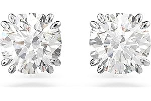 Swarovski Stilla Ohrringe, Weiße Brillantschliff-Kristalle