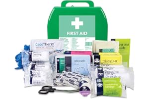 Lewis-Plast Medium Premium BS8599-1 Compliant (Low-Risk High Risk) First Aid Kit - First Aid Kit for Injuries