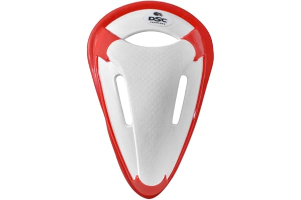 DSC Protakt Cricket Abdominal Guard for Mens Size - Mens, Color - White High-Impact Groin Protector Lightweight Ergonomic Guard
