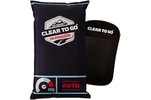Clear To Go Absorbeur d humidité Voiture - Sac de désembuage de Pare-Brise pour enlever l'humidité et la Condensation de la Voiture - deshumidificateur Voiture en Gel de silice - Anti humidité