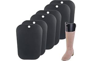 Lahviuu Boot Shapers Form Inserts,3 Pairs Black Plastic Boots Storage Tall Support Boots Stand Holder Trees Rack Shoe Stretchers Crease Protect for Preventing Bending and Creasing 12 Inch