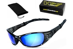 ‎HSE HSE® SportEyes® | Sportbrille, Fahrradbrille, Radbrille, Outdoorbrille, Bikerbrille | beschlagfrei | windabweisend | UV400 Schutzfilter, HLT® Sicherheitsglas nach DIN EN 166 | Damen und Herren
