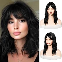 Crown Topper Wiglet – Clip-in Haarteil Für Frauen, 35 Cm, Synthetisch, Deckt Dünnes Haar An Der Krone Ab (schwarz, Dünn)