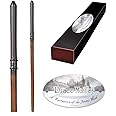 The Noble Collection - Draco Malfoy Character Wand - 16in (40cm) Wizarding World Wand With Name Tag - Harry Potter Film Set Movie Props Wands