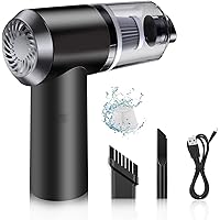 OSTER Portable High Power 2 in 1 Car Vacuum Cleaner Brush|Cleaning Brush USB Rechargeable Wireless Handheld Car Vacuum Cleane