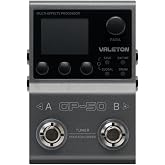 Valeton GP-50 Multi-Effects Pedal (Multi-Effects Processor with 100+ HD Effects, NAM and IR Charger, 1.77" Color Screen, Blue