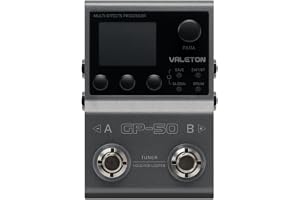 Valeton GP-50 - Multieffekt gitarrpedal med förstärkarmodeller, cockpit sims, effekter, looper, tuner och USB-ljud
