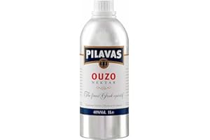 ‎OUZO PILAVAS Ouzo Nektar Pilavas 40%-Vol. in einer neuen 1-L-Aluminium-Flasche