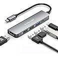 Lemorele USB C Hub, 5 in 1 USB C Multiport Adapter with HDMI 4K, USB 3.0, 2*USB 2.0, Fast Charging PD 100W Suitable for MacBook Pro/Air M1, Chromecast, Switch, Windows etc.