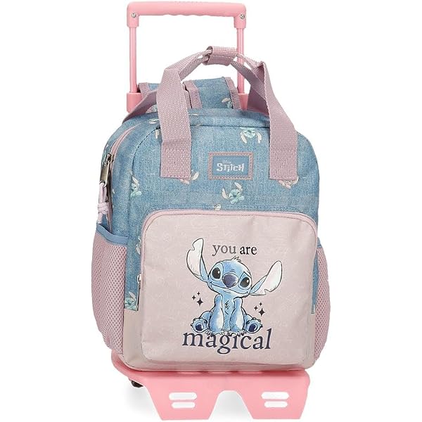 Disney Stitch Kinderrucksack – CERDÁ Unisex Schulrucksack Blau