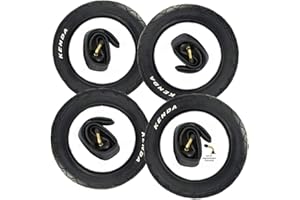 CBK-MS 4X 12 12.1/2 x1.75 x 2.1/4 = 47-203 Reifen + Schlauch mit 45° Winkel Autoventil Kinderwagen Roller Dreirad Laufrad Fahrrad Anhänger