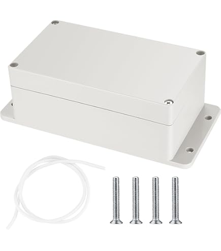 Scatola Derivazione Esterna IP54 100x100x41mm Nera - Con 12 Pressacavi Per Installazione Sicura - Foto 3