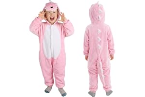 AYBUY Dino dräkt barn overall, dinosaurierkostym barn jumpsuit
