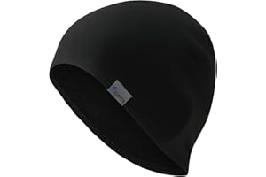 Oscenny Cycling Running Cap Hat Skull Cap Super Lightweight Soft Warm Only 1mm Thickness Sport Cap for Jogging Skiing Cycling Snowboarding Motorcycling for Men and Women Winter