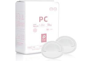 Necomi 100 count Nursing Pads, Ultra-Thin Disposable, Soft&Breathable, Ultra-Absorbent and Breathable Portable Breast Pads, Leakproof, Individually Packaged for Moms