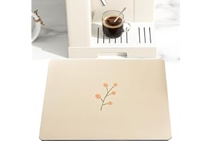 AUHSSAN Alfombrilla Escurreplatos, 40x50cm Absorbente Alfombrilla Fregadero Cocina, Diatomita Alfombrilla Cafetera, Protector Mueble Fregadero, Alfombra Seca Antideslizante para Encimera de Cocina(Crema)