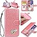 Produktbild Vicbey Soft Folio Funkeln Bling Kristall Glitzer Strass Diamant für iPhone XR