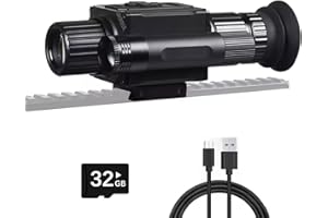 SUZLAZYR NK008 Viseur télescopique numérique de vision nocturne pour judas monoculaire infrarouge Zoom 5X avec réticule Caméra d'enregistrement vidéo HD 1080P