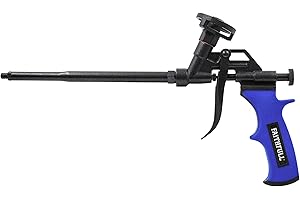 Faithfull Non Stick Foam Gun, Heavy-Duty, Fully Coated Non-Stick Body, Stainless Steel Barrel & Needle, Sealant Dispensing Spray Applicator