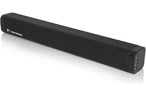 Caratec CAS102 Soundbar mit Zwei Breitband-Lautsprechern für Ihren Wohnmobil TV