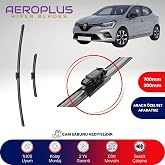 Aeroplus Renault Clio 5 ile uyumlu 2019-2023 Muz Silecek Takımı