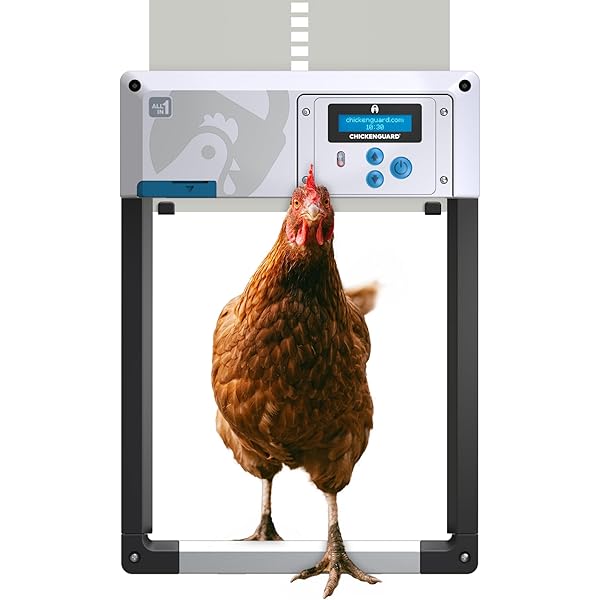 Porte De Poulailler Automatique Solaire Avec Télécommande – Anti-Pincement, Minuterie, Capteur Lumière, Écran LCD
