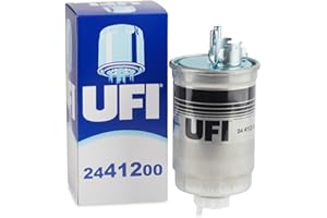 UFI Filters, Filtre Diesel 24.412.00, Filtre à Carburant de Remplacement, Adapté à Diverses Voitures, Applicable sur Divers Modèles Fiat